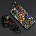 thumbnail image 1 of JNG-Phone Case For MOTO G 5G 2024, Graffiti Dirt-resistant Waterproof Kickstand Fashion Design Anti-dust Wrist Strap Protective Silicone Back Cover Ring Shockproof Lanyard Wristband, 1 of 9