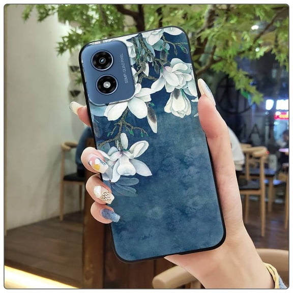 JNG-Phone Case For MOTO G Play 2024/4G/5G, Cover Back Cover Dirt-resistant Full wrap Cartoon Anti-dust Anti-knock Silicone protective Durable Soft case TPU Fashion Design Shockproof Cute