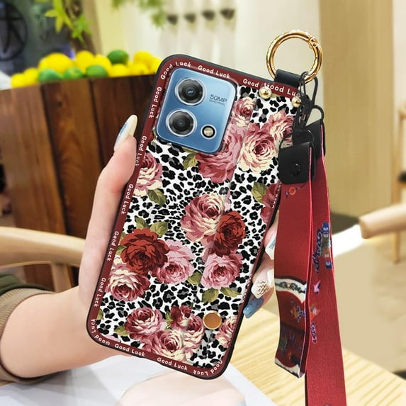JNG-Phone Case For MOTO G Stylus 4G 2023, Dirt-resistant Waterproof Lanyard For Mom Wristband Durable Phone Holder Kickstand Shockproof Chinese style Anti-dust Anti-knock Protective Ring