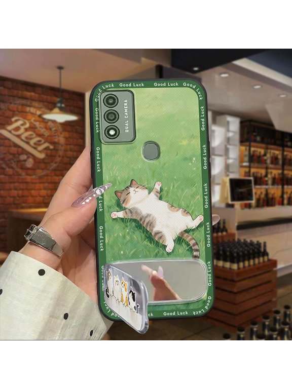 -Phone Case For Wiko Voix/U616AT, Fashion Design Phone Holder Cute 3D Mirror Plush Protective Durable TPU Embroidery Anti-dust Phone Pouch Soft case Back Cover Dirt-resistant Cartoon