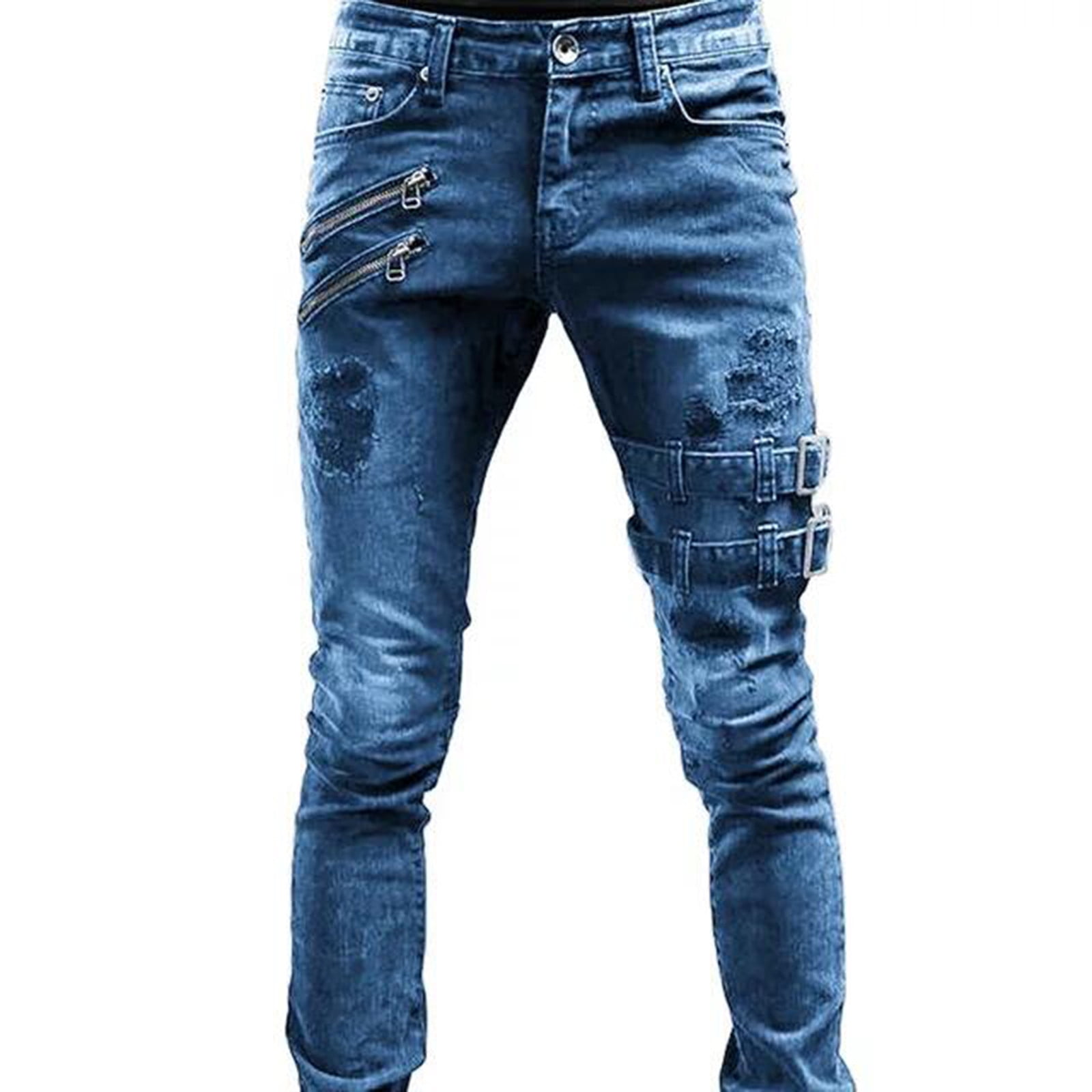 Alamo Men's Slim Fit Stretch Jeans - Skinny Denim Pants With Comfortable Stretch Fabric