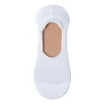 thumbnail image 1 of JNGSA No Show Socks Non-Slip Cotton Socks,Summer Breathable Socks, Ultra Low Cut Non Slip Flat Liner for Man White, 1 of 3