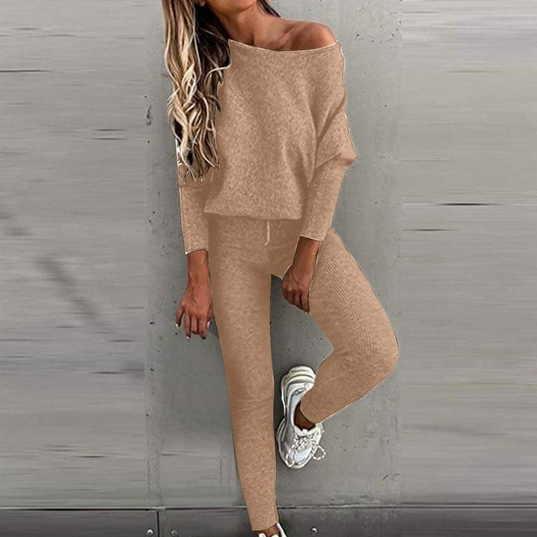 Track Suits For Women Set Plus Size Women's 2-Piece Lounge Set