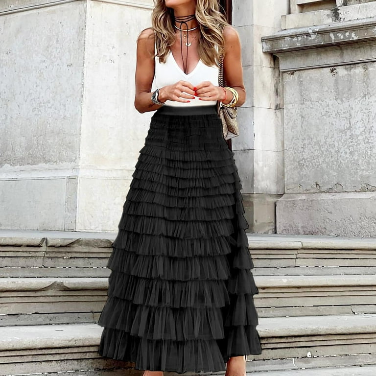 Plus size gauze skirts hotsell