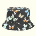 thumbnail image 1 of JNGSA Unisex Bucket Hat Travel Beach Outdoor Fisherman Cap Sun Protection,Summer Sun Hat for Women Men Butterfly Print Outdoor Sun-hat Fisherman Bucket Cap, 1 of 9