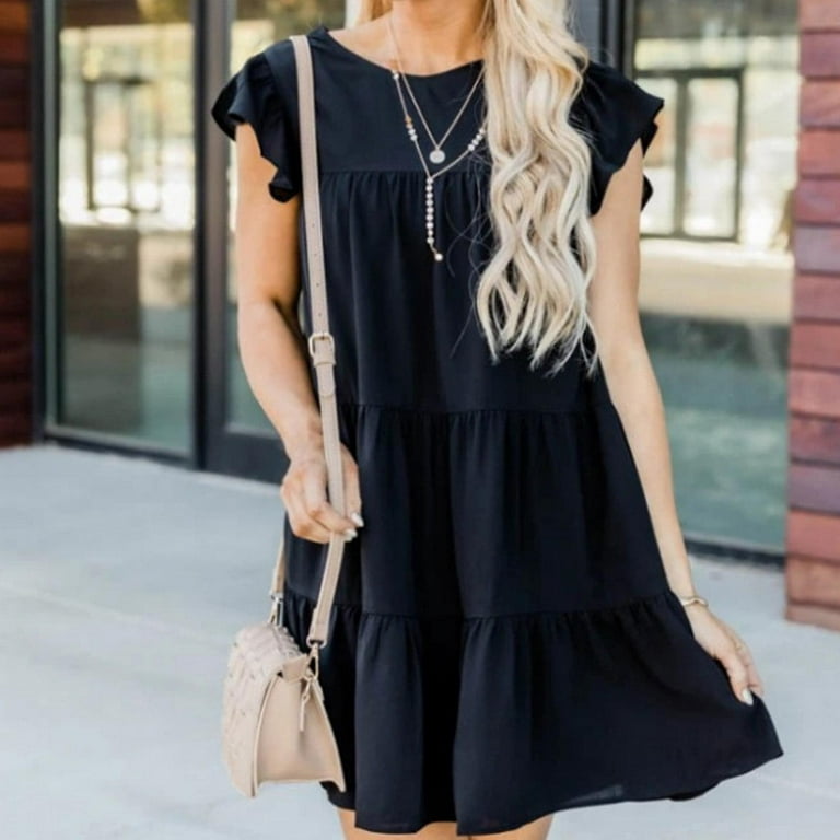 Flowy knee cheap length dresses