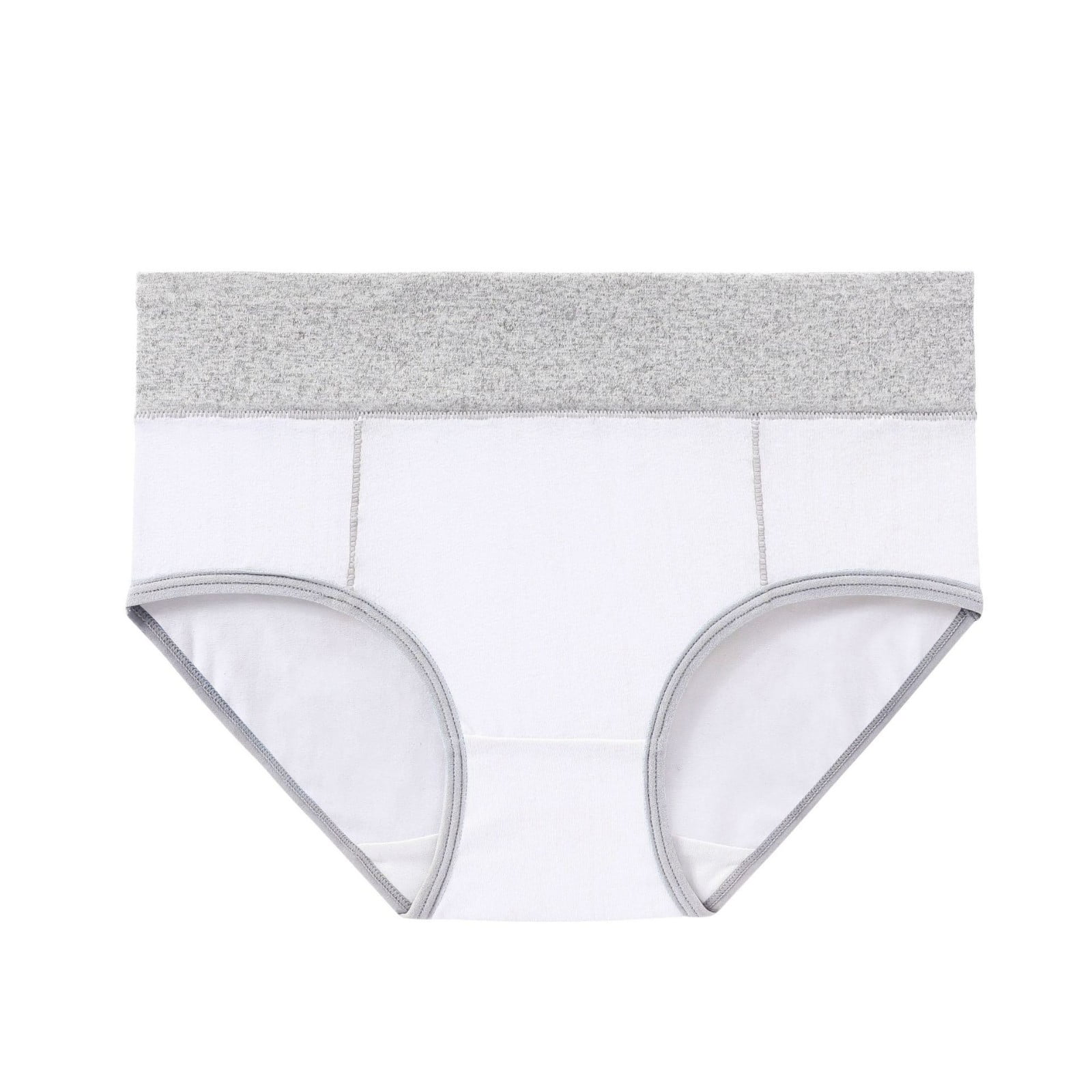 JNGSA Women's Plus Size Underwear Panty High Waist Cotton Underwear ...