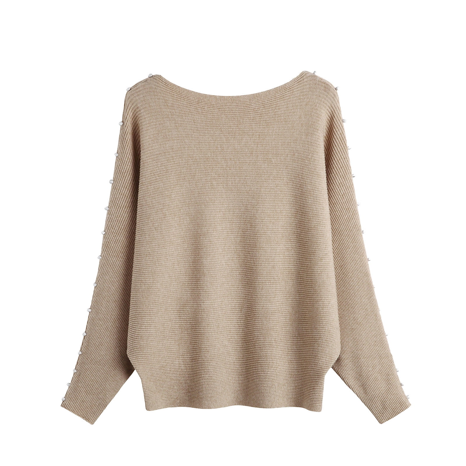 JNGSA Womens Pullover Sweaters, Women's Loose Pullover Sweaters Off ...