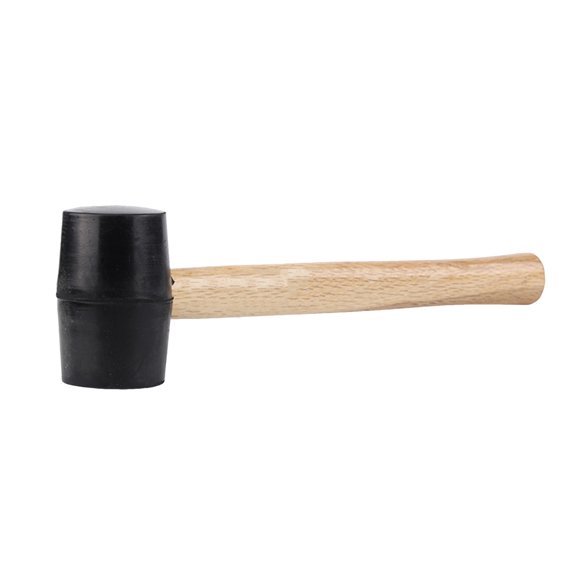 JNHKLASR Rubber Mallet,Mallet with Hardwood Handle,Double Faced Heavy Duty Rubber Hammer for Woodworking,Automotive,Construction and Tile Projects