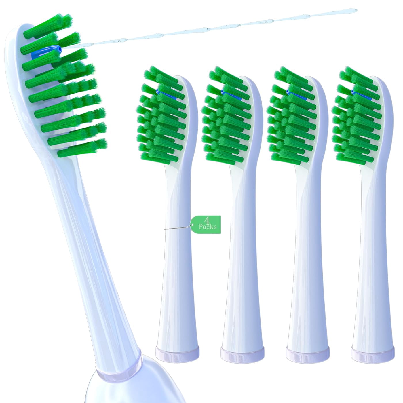 JNICEANTAI Toothbrush Replacement Heads JMS2 for Waterpik Sonic Fusion