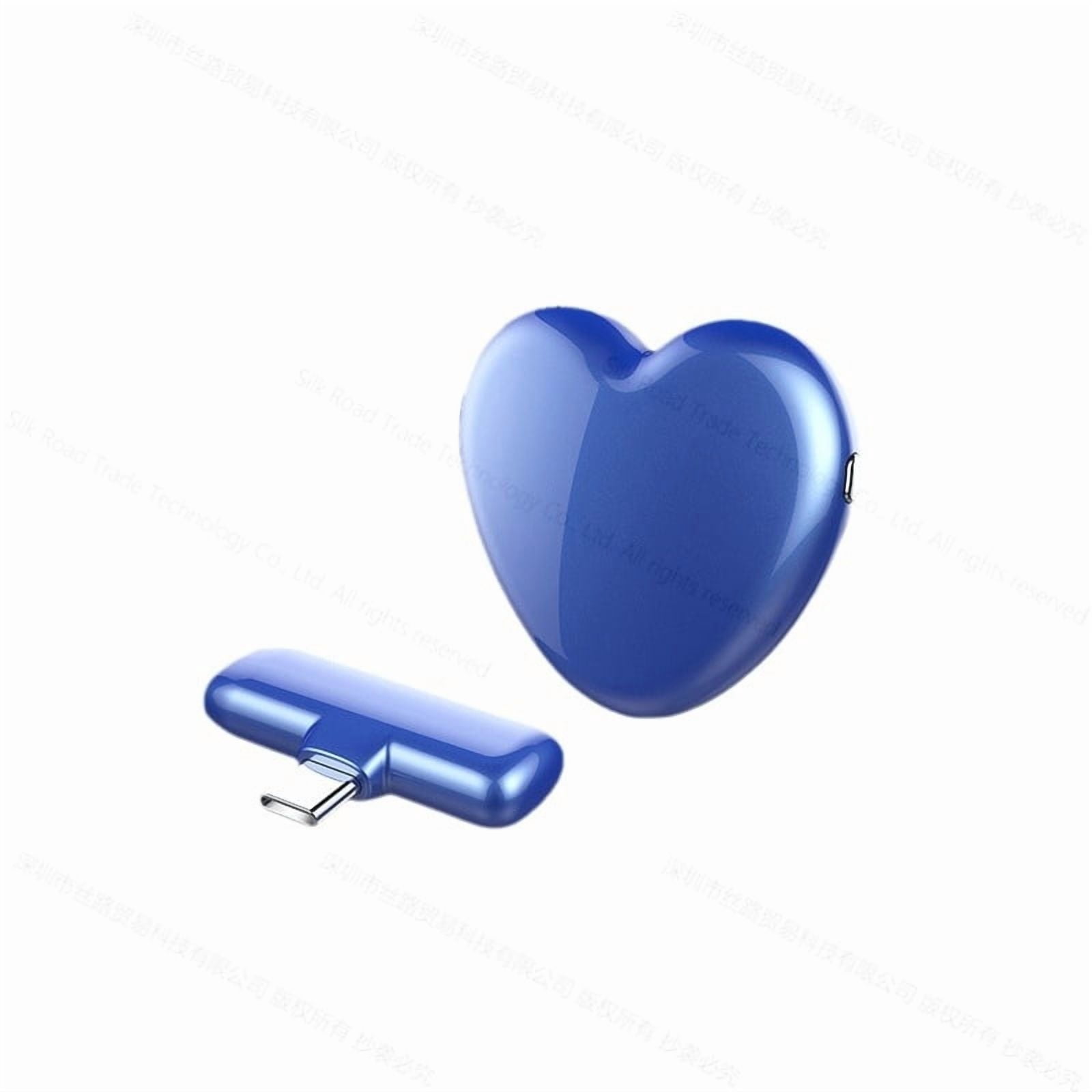 JNN B6 HD Intelligent Noise Reduction Wireless Lavalier Microphone Mic Heart-shaped Stream Receiver with clip for Android device 1-1