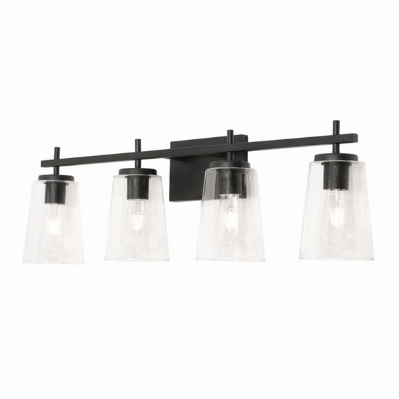 JNNV3309MBBK AFX Joanna - 4 Light Bath Vanity In Modern Style-9 Inches Tall And 6 Inches Wide