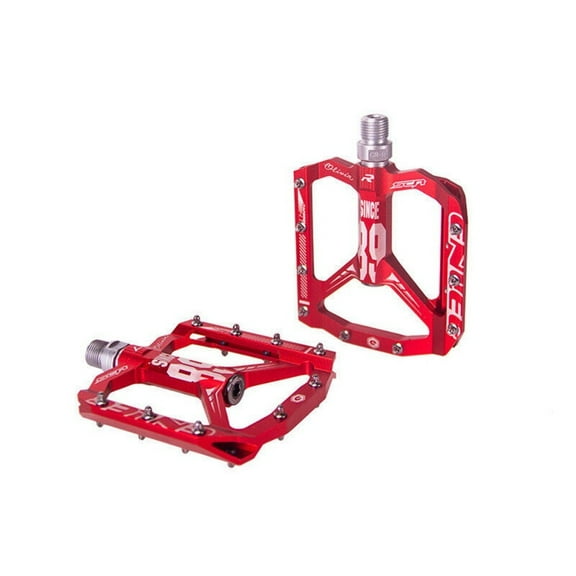 JNTWORLD MTB Mountain Road Bike Pedals Bicycle Flat Platform Aluminum Alloy 3 Bearings 9/16"