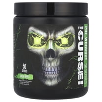 JNX Sports® The Curse Pre Workout Powder Green Apple Pre Workout Mix for Energy and Focus, 50 Serves
