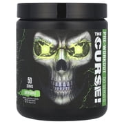 JNX Sports  The Curse Pre Workout Powder Green Apple Pre Workout Mix for Energy and Focus, 50 Serves