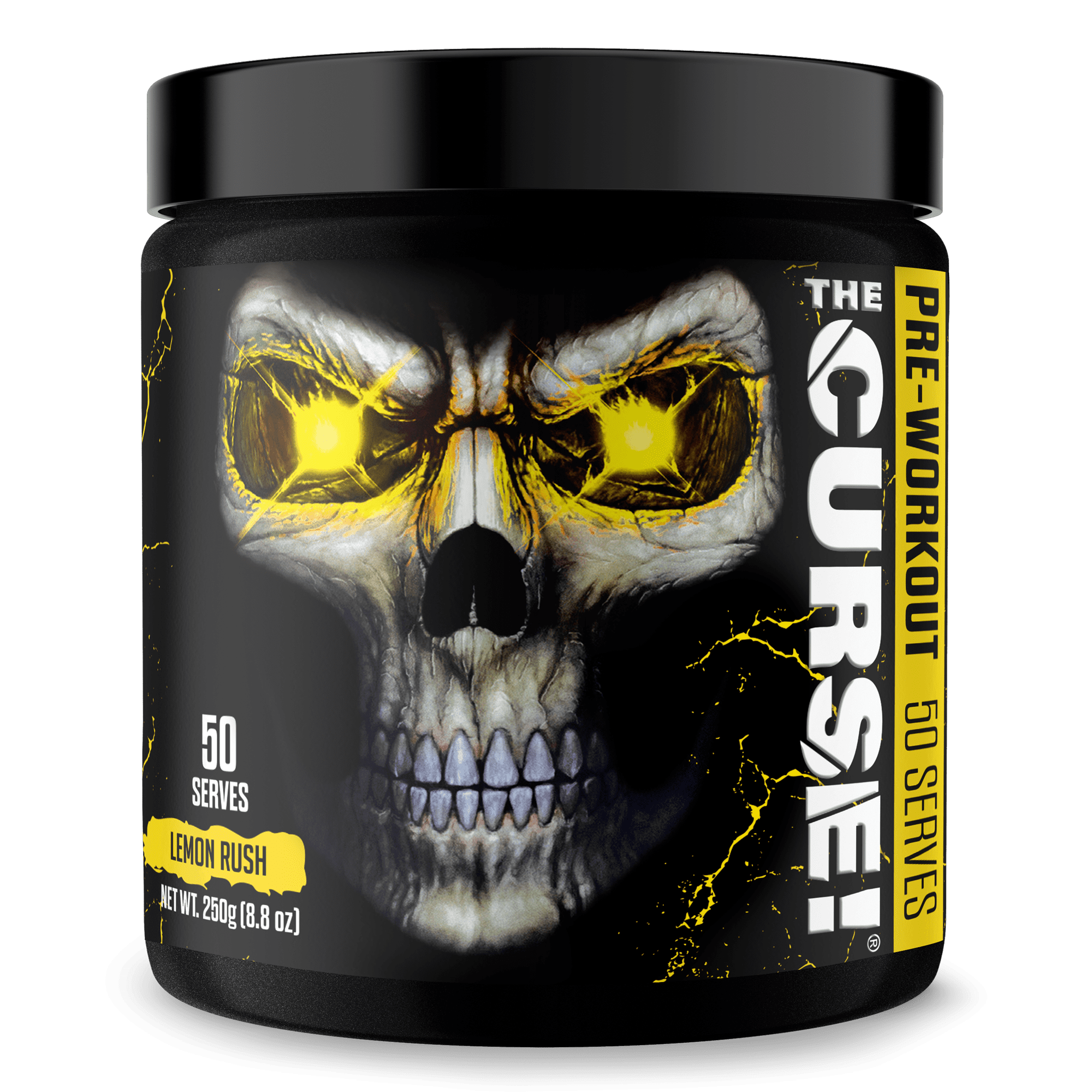 JNX Sports® The Curse! PreWorkout Powder Lemon Rush 50 Serves