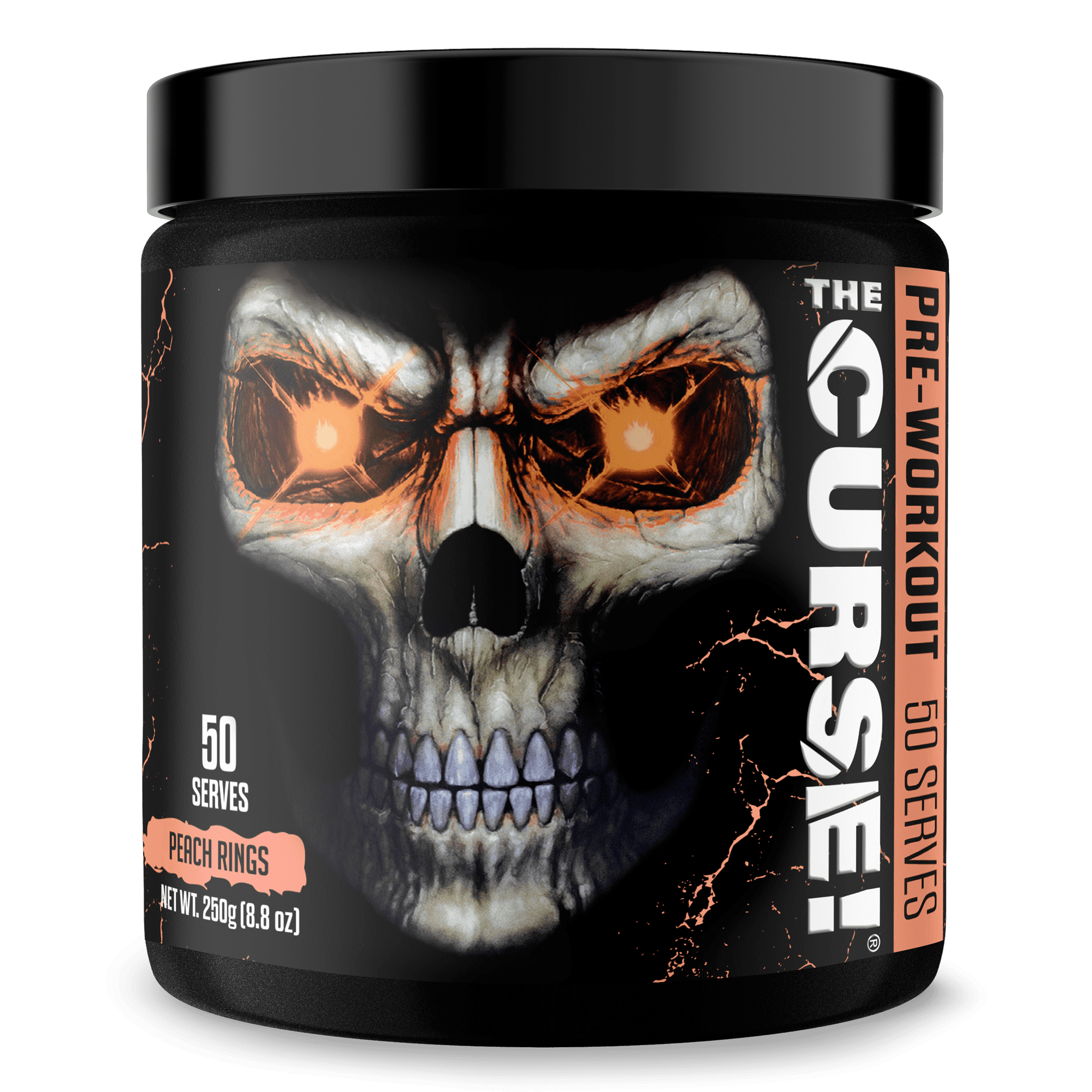 JNX Sports® The Curse! PreWorkout Powder Peach Rings 50 Serves