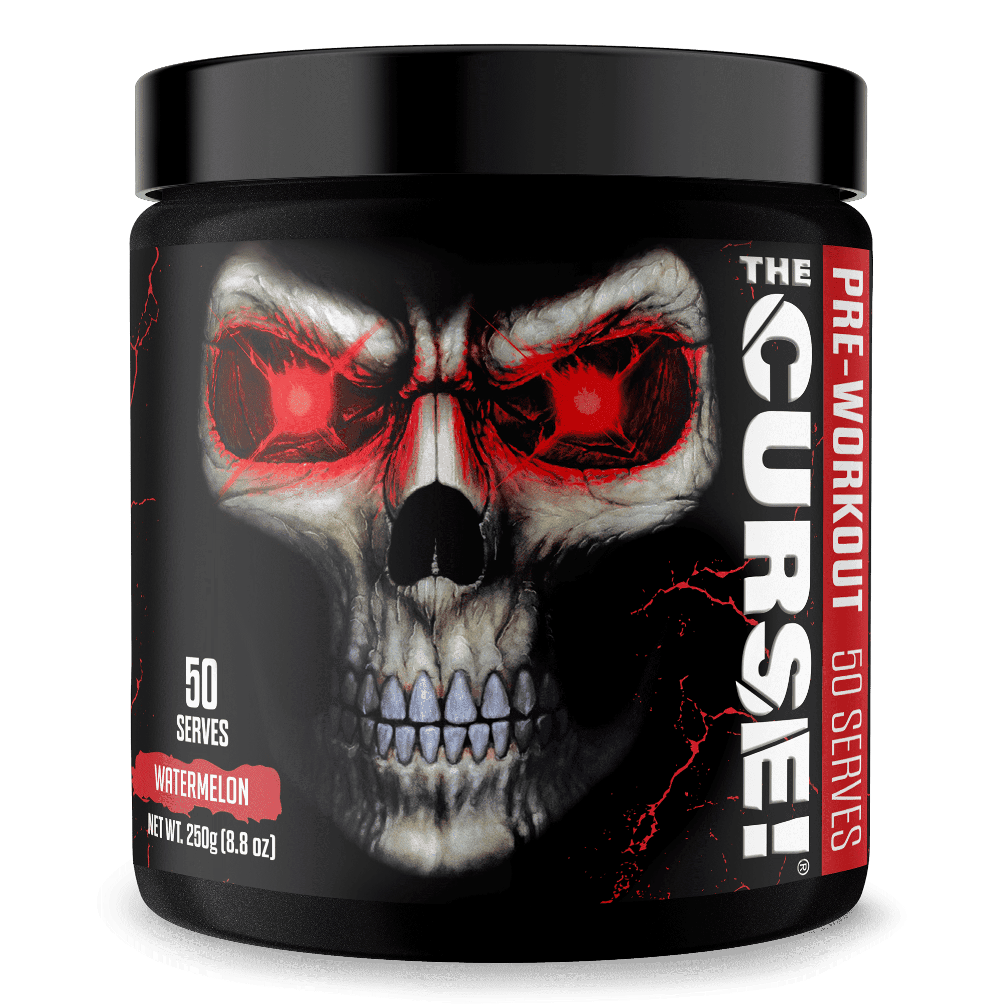 JNX Sports® The Curse Pre Workout Powder Watermelon Pre Workout Mix for Energy and Focus, 50 Serves