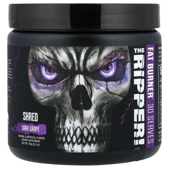 JNX Sports The Ripper! Fat Burner Weight Loss Formula Men & Women Dark Grape 30 Serves
