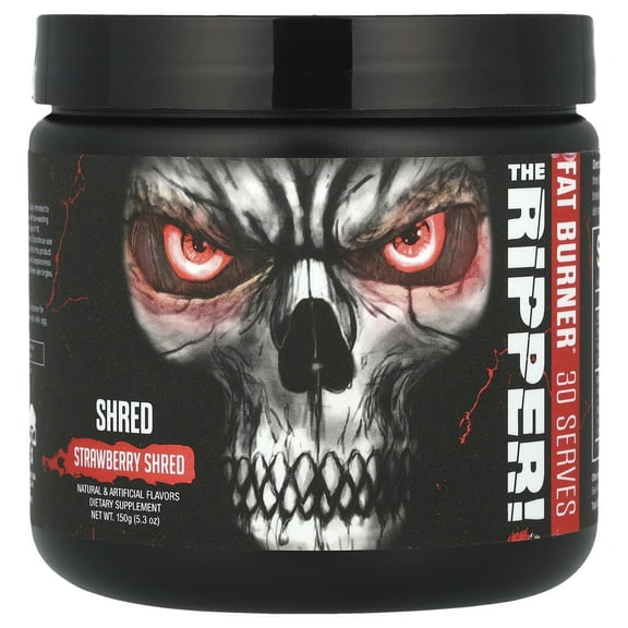 JNX Sports The Ripper! Fat Burner Weight Loss Formula Men & Women Strawberry Shred 30 Serves