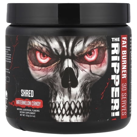 JNX Sports® The Ripper! Thermogenic Pre Workout Powder Watermelon Candy, Pre Workout Mix for Focus & Metabolism Support, 30 Servings