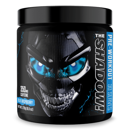 JNX Sports® The Shadow! Pre-Workout 350mg Caffeine Blue Raspberry 30 Serves