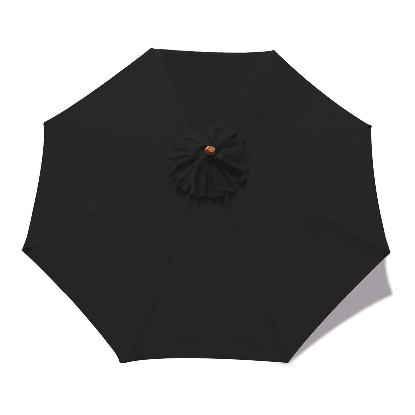 JNXYL 200/270/300CM Umbrella Replacement Canopy UV Protection Outdoor ...