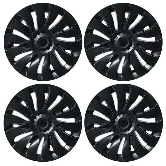 JNXYL 4Pcs/Set Wheel Cover Hubcap, Automotive Hub Caps, 19 Inches Modified Wheel Cover Replacement for Tesla Model Y