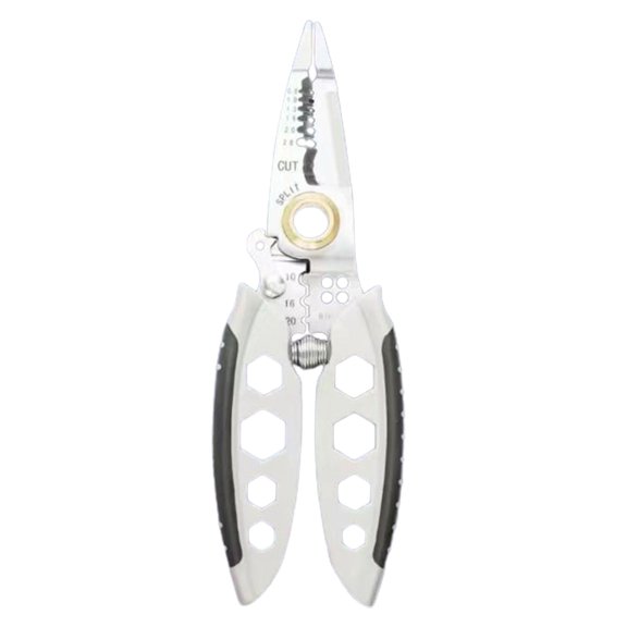 JNXYL Multipurpose Wire Stripper High Density Professional Crimping Tool Wrench Function Stripping Cutting Crimping Splitting Tool