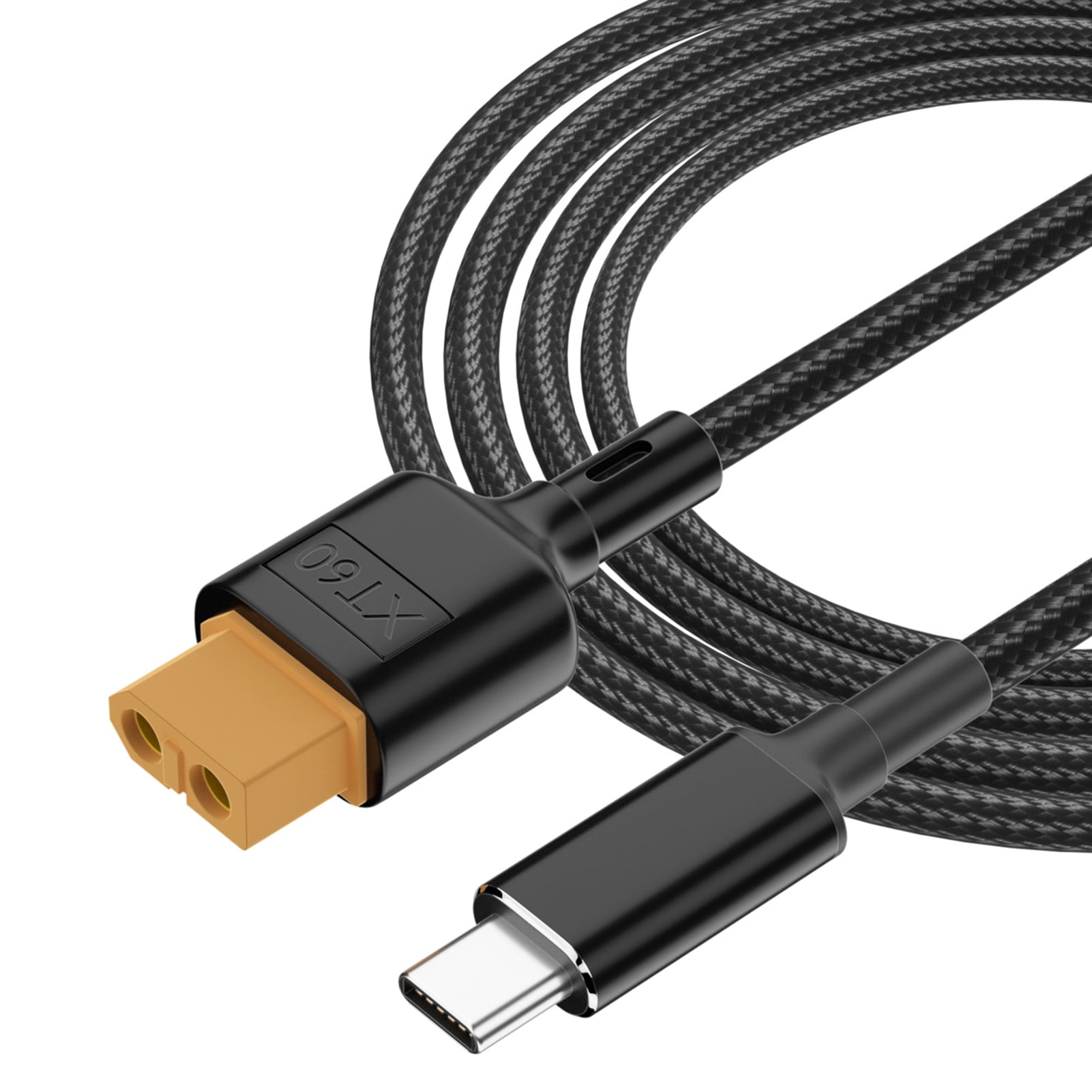 JNYSJ Charging Cable Type-C to XT60 Model Port 100W PD Fast Charging High-Speed Output for Model Airplanes Cars Durable Braided