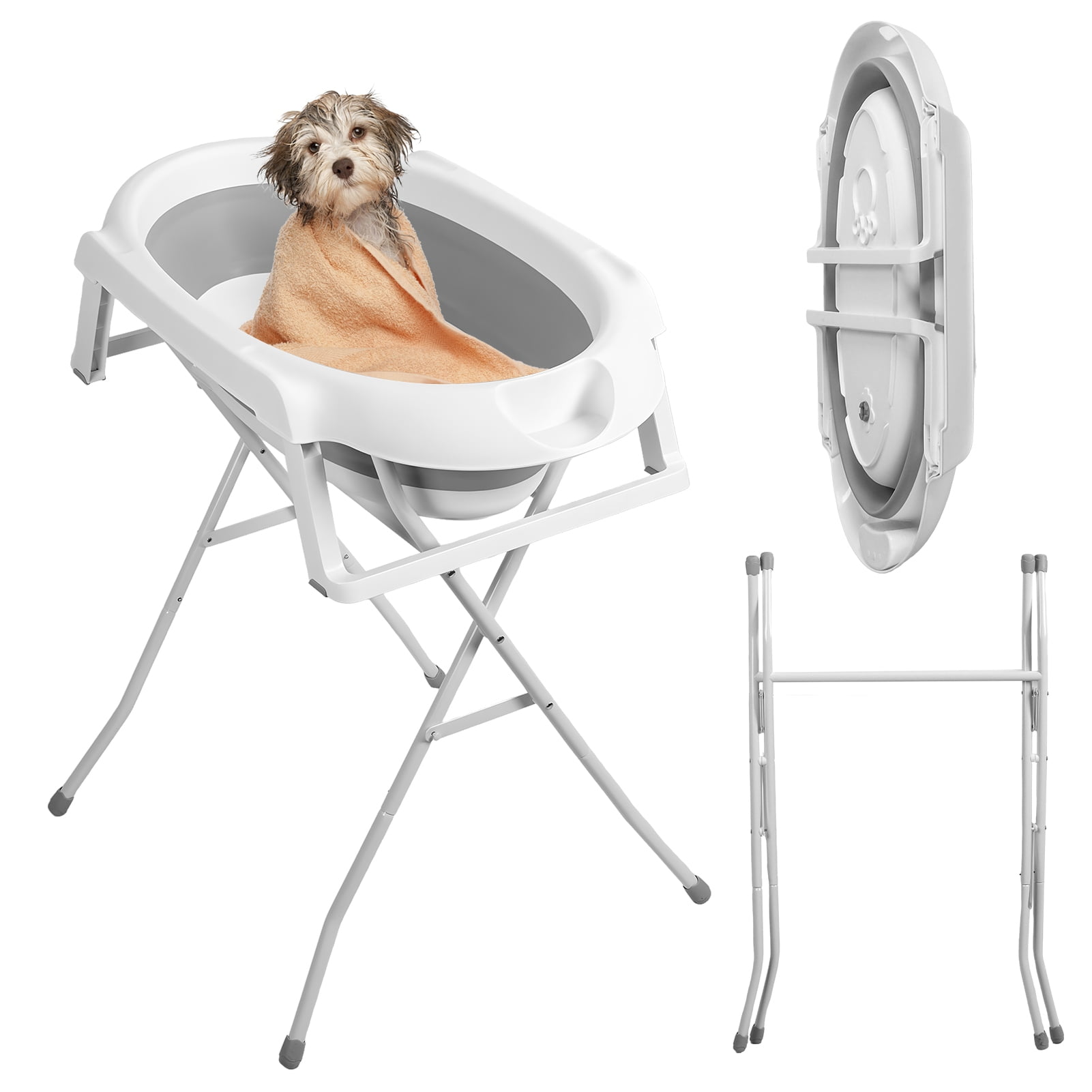 Dog Washing Station Flaruziy Dog Bath, Raised Pet Bath, Heights