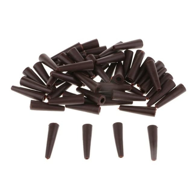 JNZHUA Carp Fishing Safety Lead Clips with 20mm Tail Rubber Tubes Cones