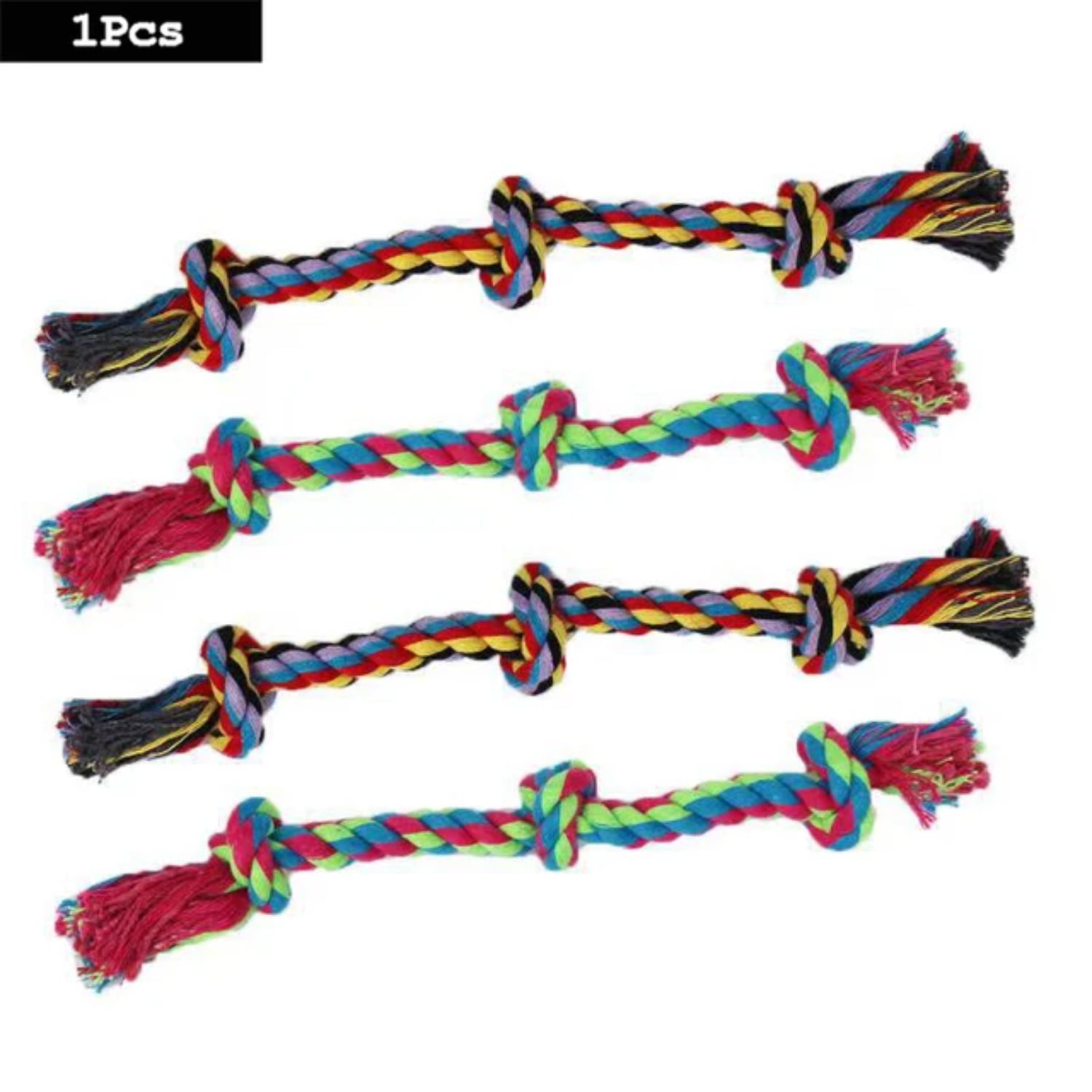 JNZHUA Chewy and Longlasting Braided Puppy Dog Toy 1PC Cotton Rope