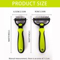JNZHUA Efficient Professional Essential Pet Grooming Brush for Dogs and