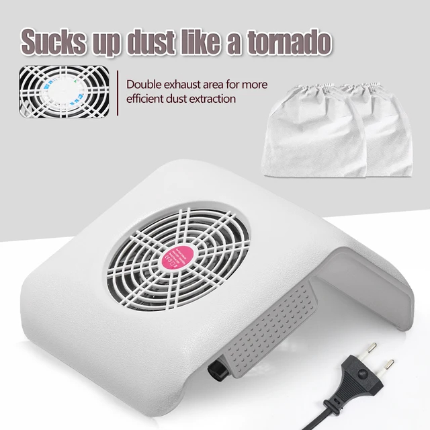 JNZHUA HighPowered Nail Dust Collector Vacuum Cleaner Machine with