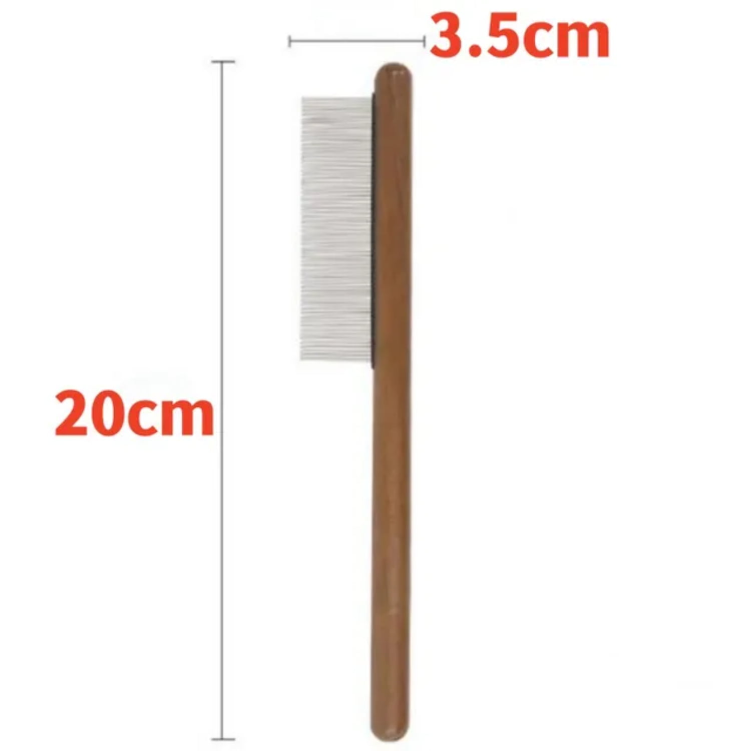 JNZHUA Ultimate Gentle and Effective Soft Wooden Grooming Comb for Pets