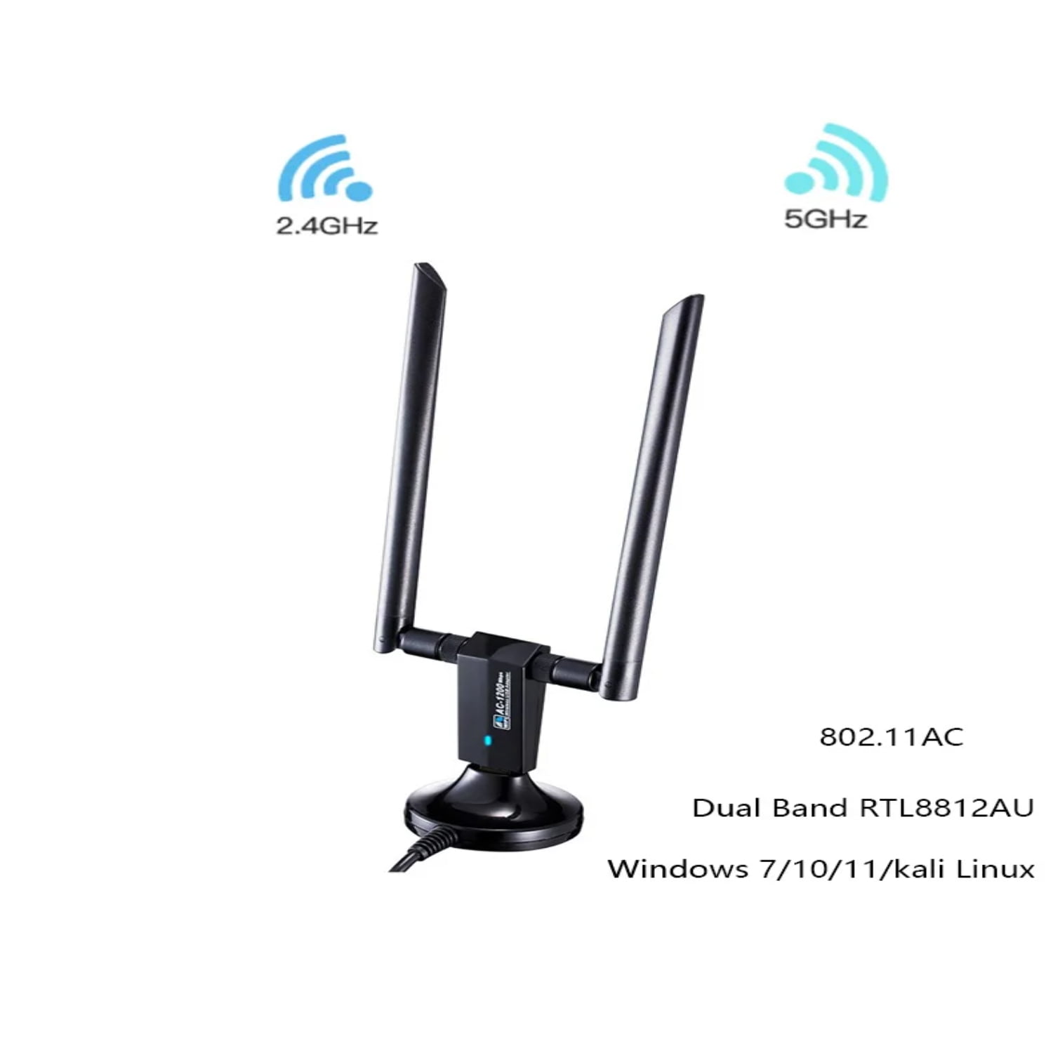 JNZHUA Wireless HighSpeed Dual Band RTL8812AU WiFi Dongle Network