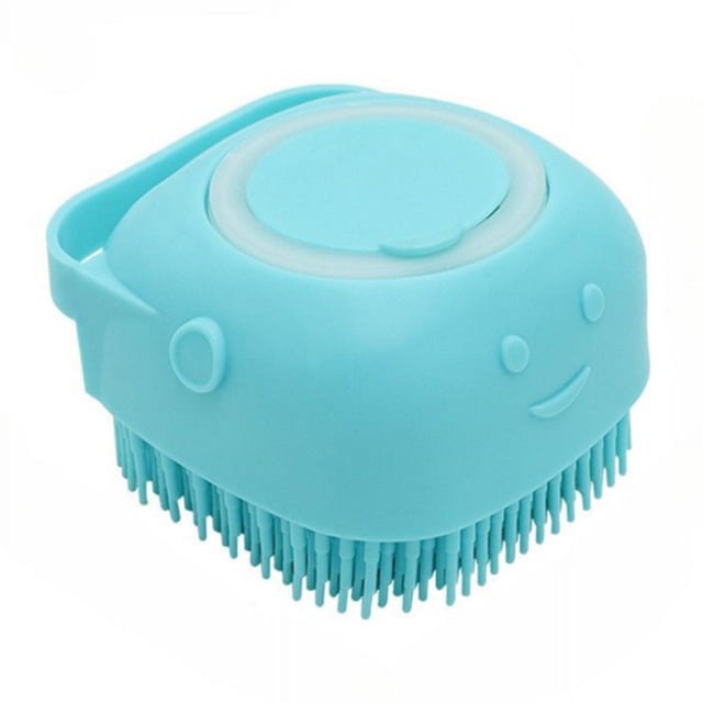 JNZHUA ith this Gentle and Soft Silicone Bathing Brush for Dogs and