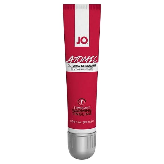 JO Atomic Gel – Silicone Based Warming Stimulant Gel for Women, Intense Sensation – 10 mL