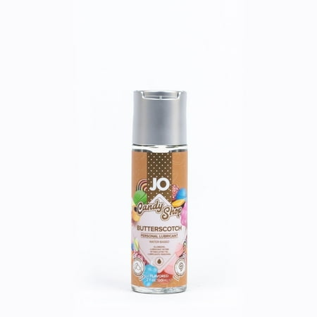 JO Flavored H2O Candy Shop Water Based Personal Lubricant, Butterscotch, 2 oz