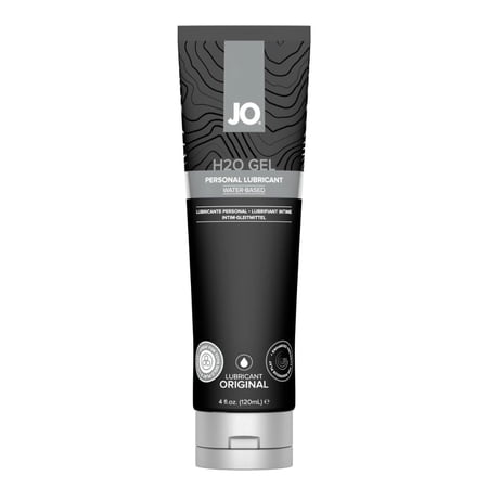 JO H2O Gel Personal Lubricant, Water-Based Lube with Thick, Plush Texture, 4 fl oz