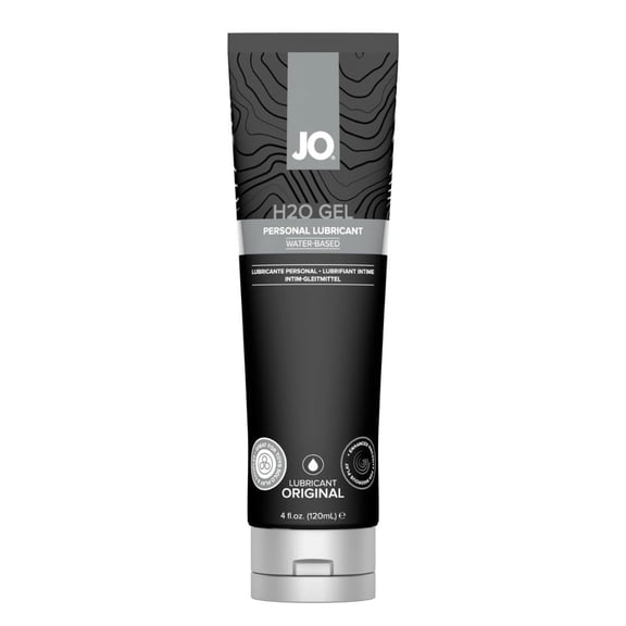 JO H2O Gel Personal Lubricant, Water-Based Lube with Thick, Plush Texture, 4 fl oz