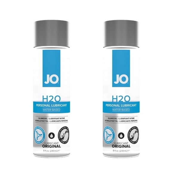 JO H2O Original Water Based Lubricant 8 oz - 2 Pack