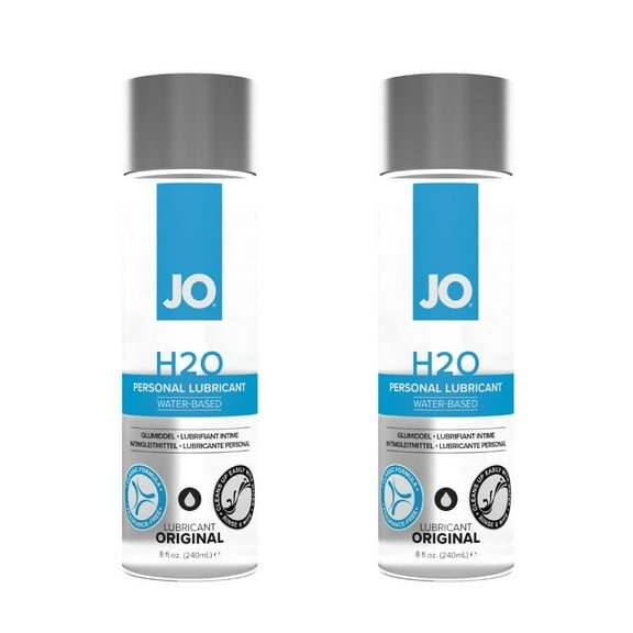 JO H2O Original Water Based Lubricant 8 oz - 2 Pack