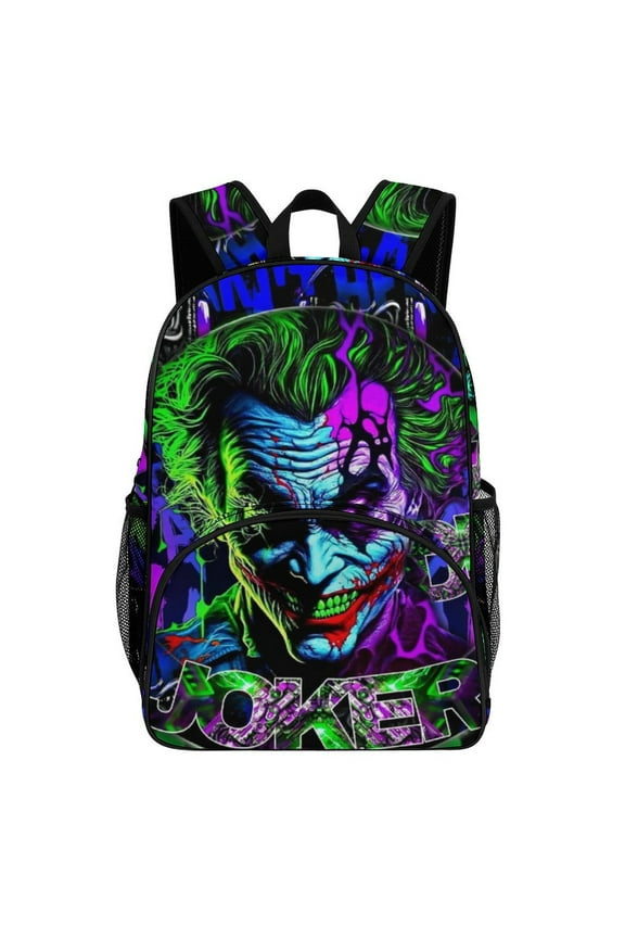 JOKER Backpack Lightweight Unisex Basic Daypack Bookbag Laptop Satchel Rucksack For Travel School Office