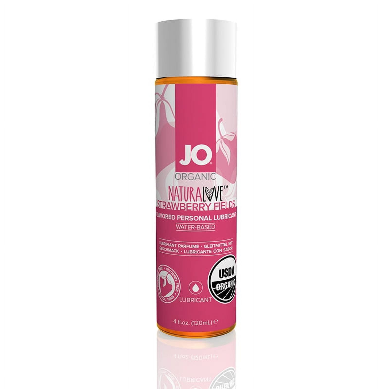 SYSTEM JO JO Organic Lubricant Strawberry 4oz