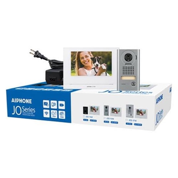 Aiphone JOS-1VW Mobile-Ready Box Set with Surface-Mount Door Station