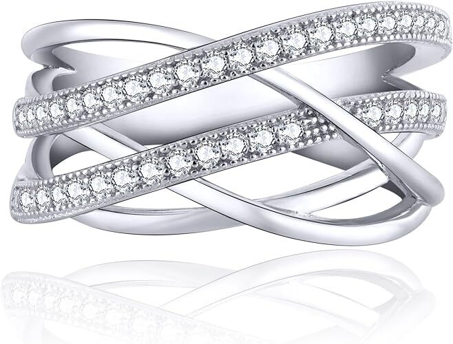 Sz 6 Sterling Silver 2MM Eternity Rope Wedding Band Ring - Walmart.com