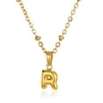 thumbnail image 1 of JO WISDOM Initial Necklaces 14k Plated Gold Letter Pendant Necklace Alphabet A-Z Necklace Dainty Gold Name Necklace Personalized Initial Pendant Necklaces for Women Trendy Jewelry, 1 of 9
