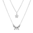 thumbnail image 1 of JO WISDOM Butterfly Necklace,Layering Necklaces,Dainty Pendant Necklace,Crystal Pendant Necklaces for Women Insect Chain Necklace Jewelry for Women, 1 of 3